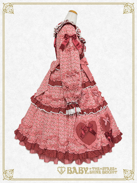 B49OP324 Tartelette aux Fraises Long Onepiece Dress