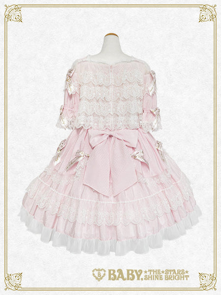B49OP330 Twinkle Baby Ribbon Onepiece Dress