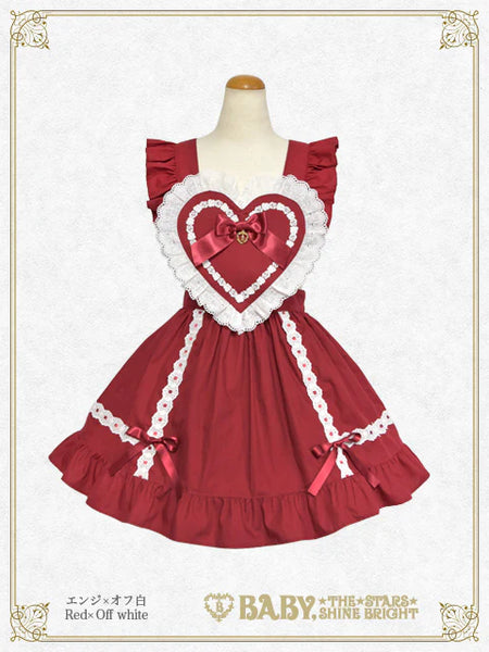 B49OT013 Heart Apron