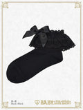 B49SC822 Heart Lace Ankle Socks