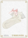 B49SC822 Heart Lace Ankle Socks