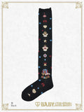 B49SC842 Kumya's Doki★Doki Christmas Party Over-knee Socks (Angel)