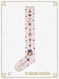 B49SC842 Kumya's Doki★Doki Christmas Party Over-knee Socks (Angel)