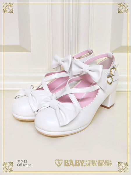 B49SH816 Sweet Ribbon Shoes