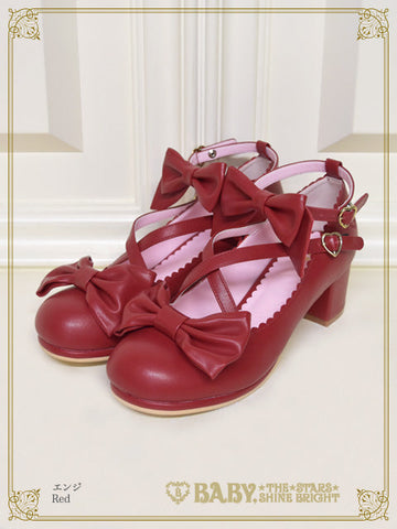 B49SH816 Sweet Ribbon Shoes