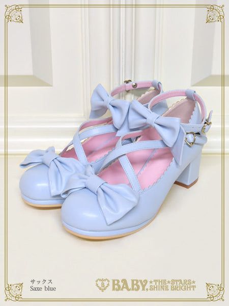 B49SH816 Sweet Ribbon Shoes