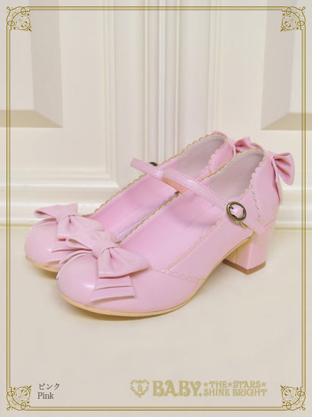 B49SH833 Antique Ribbon Shoes