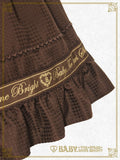 B49SK506 Waffle Cotton Pocket Skirt