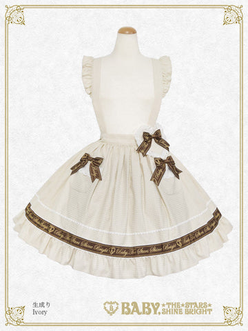 B49SK506 Waffle Cotton Pocket Skirt