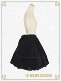 B49SK514 Velveteen Scallop Skirt