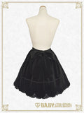 B49SK514 Velveteen Scallop Skirt