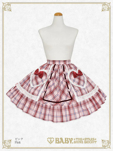 B49SK515 Mary Stuart Tartan Check Skirt