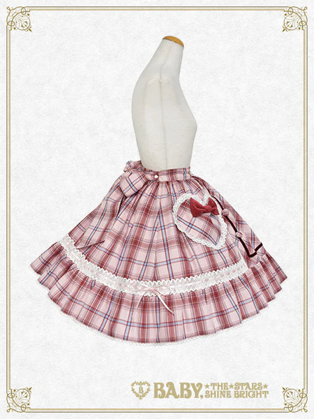 B49SK515 Mary Stuart Tartan Check Skirt