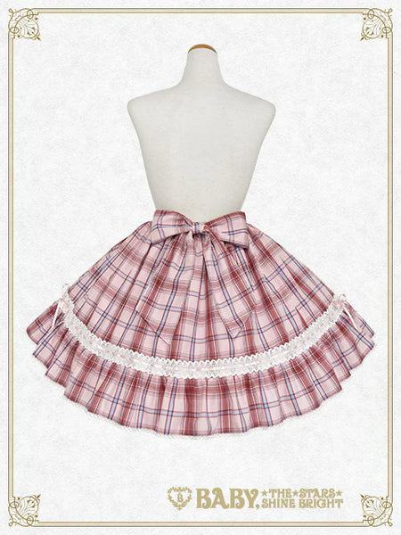 B49SK515 Mary Stuart Tartan Check Skirt