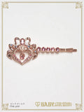 B50AC055 Etoile Princesse♡Cœur Hairpin