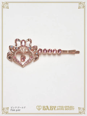 B50AC055 Etoile Princesse♡Cœur Hairpin