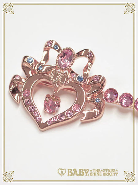 B50AC055 Etoile Princesse♡Cœur Hairpin