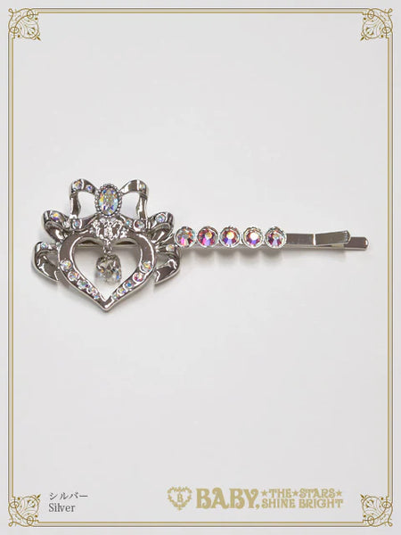 B50AC055 Etoile Princesse♡Cœur Hairpin