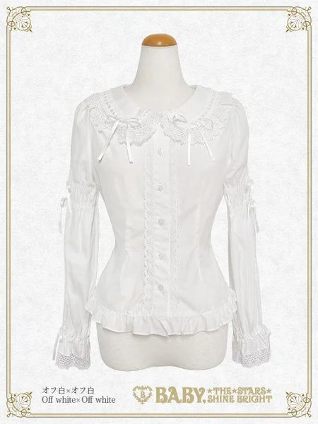 B50BL409 Ribbon Ribbon♡Wrapping Heart Blouse