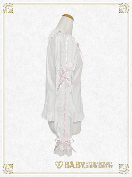 B50BL409 Ribbon Ribbon♡Wrapping Heart Blouse