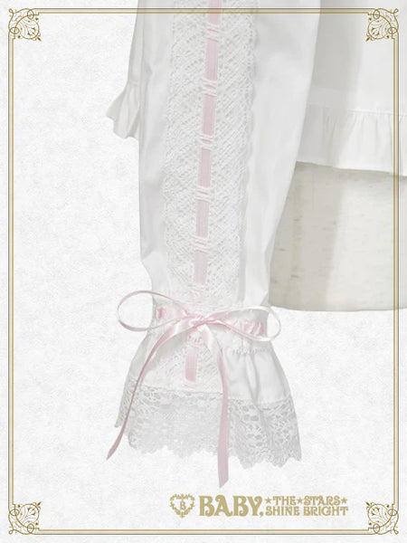 B50BL409 Ribbon Ribbon♡Wrapping Heart Blouse