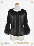 B50BL411 Ruban♡Crème à la Vanille Blouse