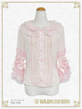 B50BL411 Ruban♡Crème à la Vanille Blouse