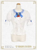B50BL414 Swinging Strawberry's Happy Berry Present Gingham Blouse