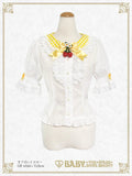 B50BL414 Swinging Strawberry's Happy Berry Present Gingham Blouse