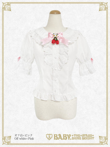 B50BL415 Swinging Strawberry's Happy Berry Present Blouse