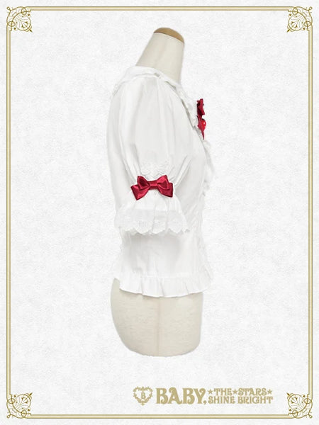 B50BL415 Swinging Strawberry's Happy Berry Present Blouse