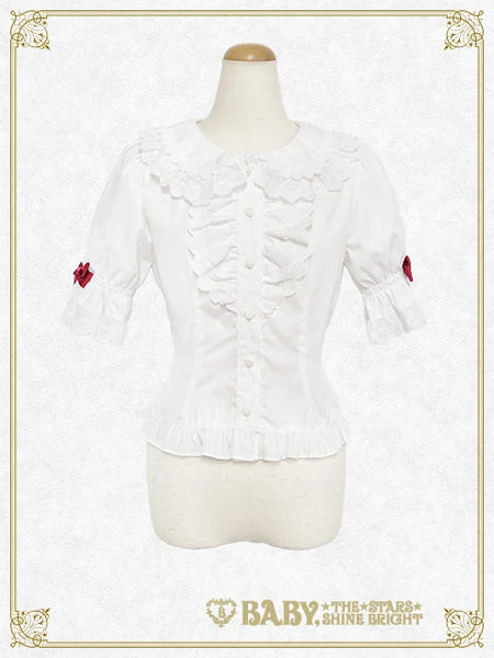 B50BL415 Swinging Strawberry's Happy Berry Present Blouse