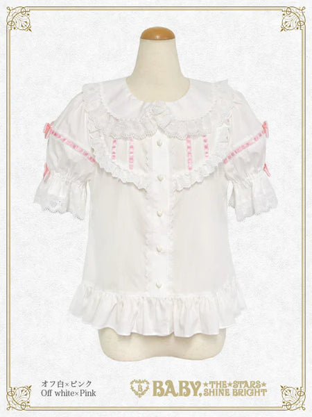 B50BL421 BABY Ribbon Sweet Diary Blouse
