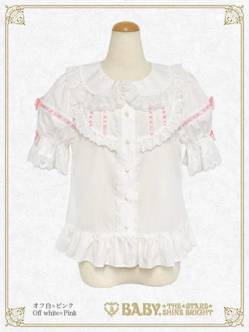B50BL421 BABY Ribbon Sweet Diary Blouse