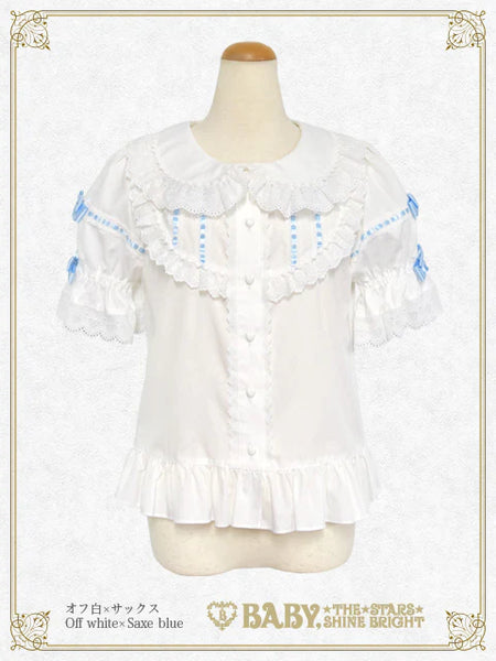 B50BL421 BABY Ribbon Sweet Diary Blouse