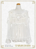 B50BL427 Cinderella Shirring Chiffon Blouse