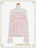 B50BL427 Cinderella Shirring Chiffon Blouse