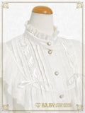 B50BL428 Cinderella Stand-collar Satin Blouse
