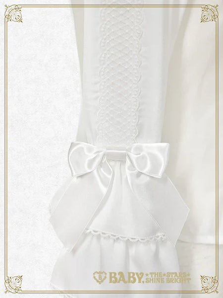 B50BL428 Cinderella Stand-collar Satin Blouse