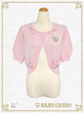 B50BO103 Ribbon Ribbon Half Sleeve Bolero