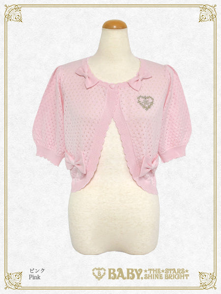 B50BO103 Ribbon Ribbon Half Sleeve Bolero