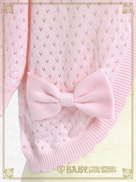 B50BO103 Ribbon Ribbon Half Sleeve Bolero