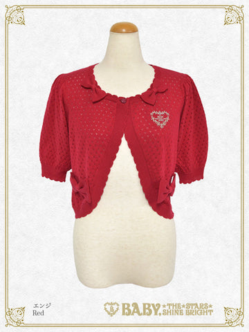 B50BO103 Ribbon Ribbon Half Sleeve Bolero