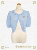 B50BO103 Ribbon Ribbon Half Sleeve Bolero