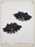 B50CF024 Satin Ribbon Tulle Lace Cuffs