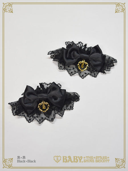 B50CF024 Satin Ribbon Tulle Lace Cuffs