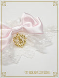 B50CF024 Satin Ribbon Tulle Lace Cuffs