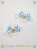 B50CF024 Satin Ribbon Tulle Lace Cuffs