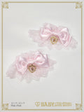 B50CF024 Satin Ribbon Tulle Lace Cuffs