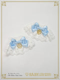 B50CF025 Satin Ribbon Cotton Lace Cuffs
